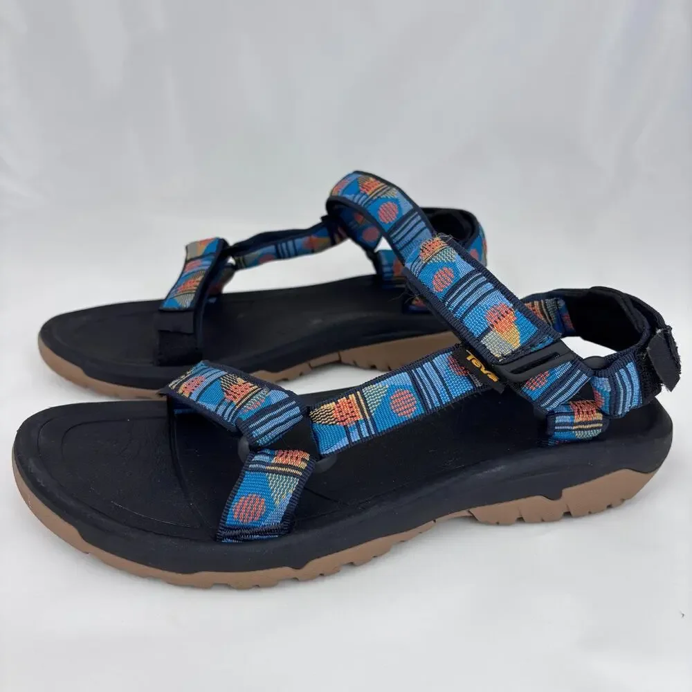 Teva Mens 10 Hurricane XLT2 Revive 90s Archival Revival Blue Water Sandals